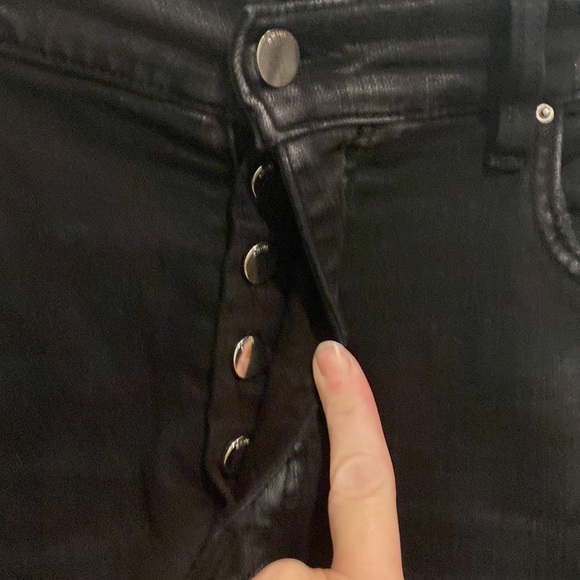 Amiri faded black mx1 skinny jeans, men’s 31us - Picture 6 of 15